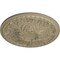 Ekena Millwork Tristan Ceiling Medallion (Fits Canopies up to 6 1/4"), Hnd-Painted Gobi Desert, 32 3/8"OD x 3 1/2"P CM32TNGDF - alternate 2